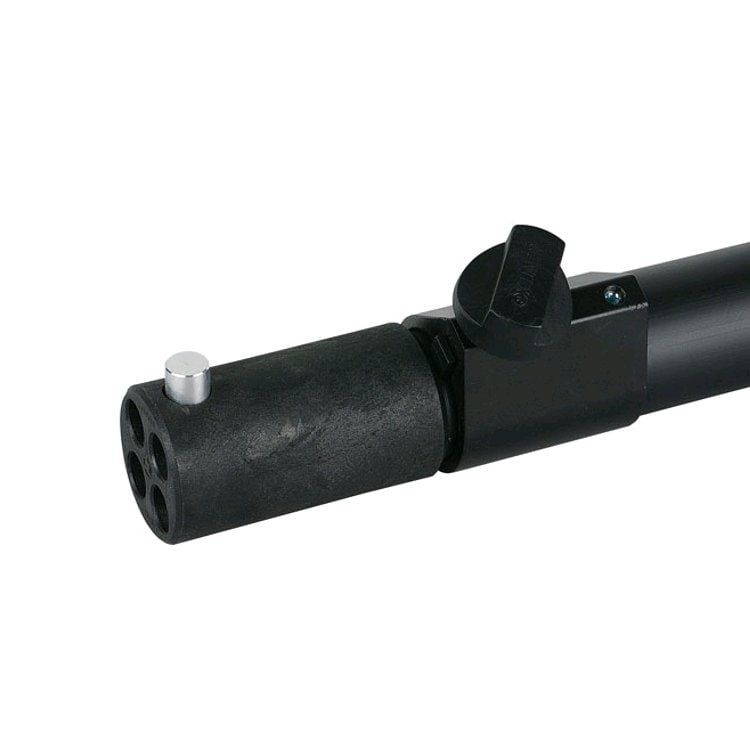 Showtec Telescopic Pipe & Drape Support (Black, 180-300cm)