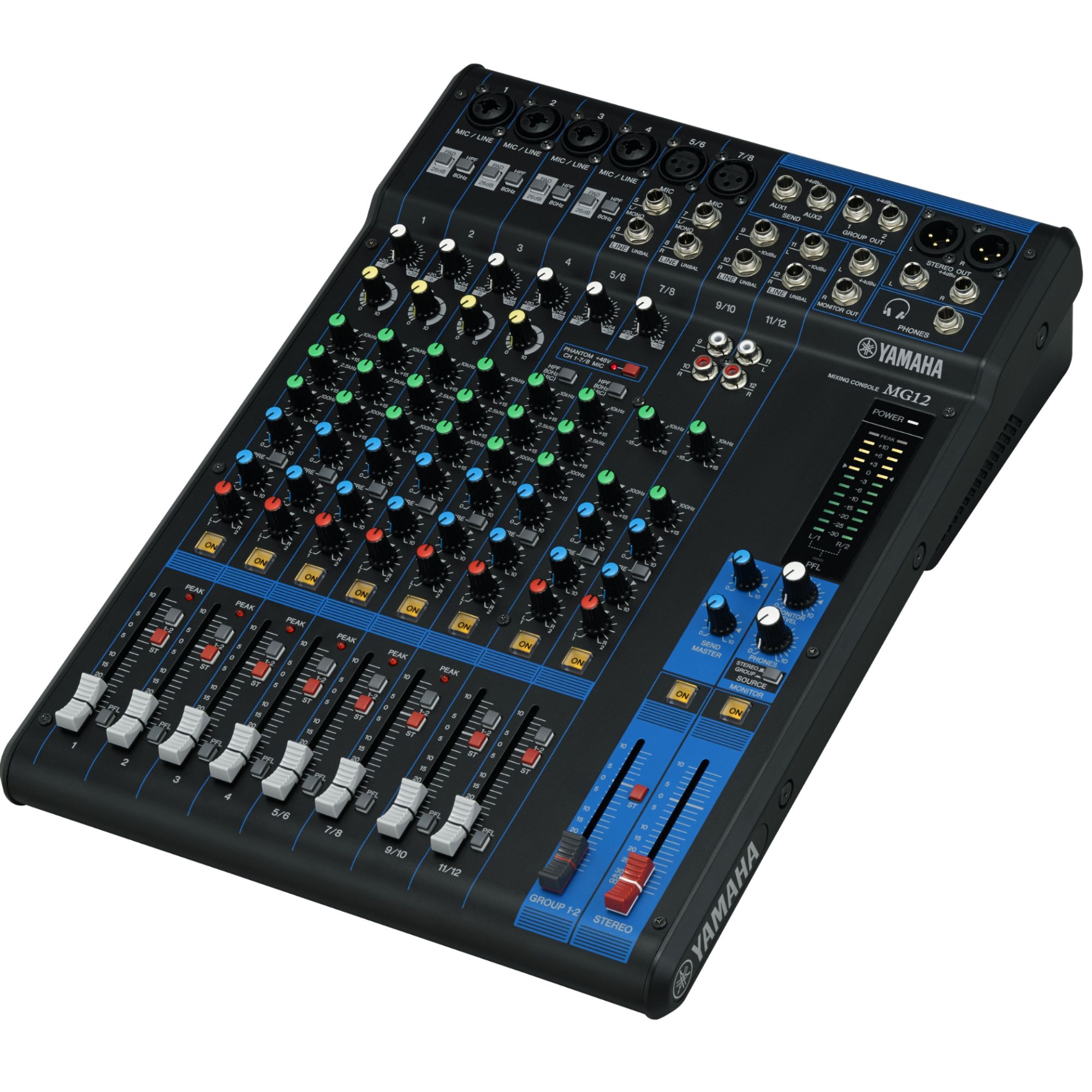 Console de mixage Yamaha MG12 à 12 canaux