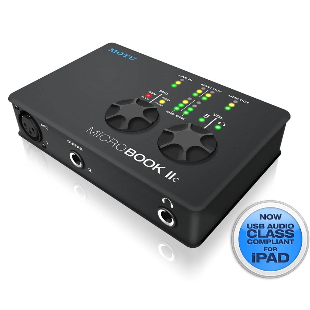 Interface audio MOTU IIc Microbook