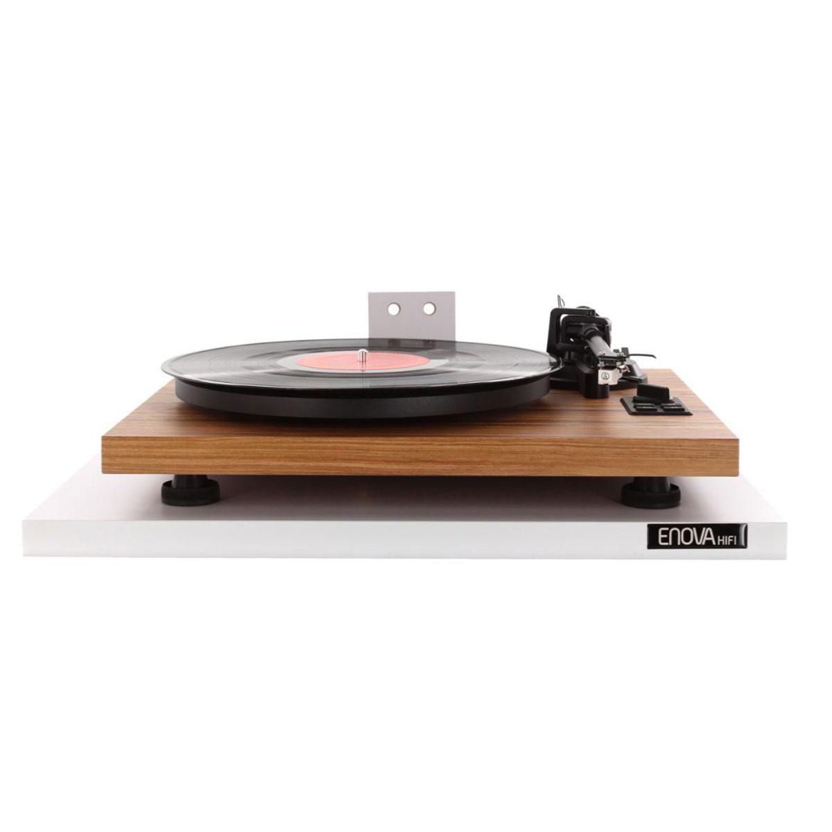 Enova Wall-Mount Turntable WH - White Shelf for Vinyl Player