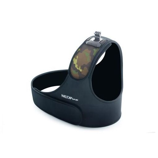 Cinturón de hombro Ebtek NEOPINE Verde Camo para cámara GoPro