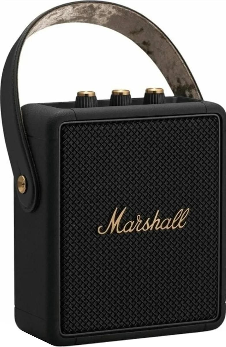 Marshall Stockwell II - Wireless Speaker - Mobile Use - Black and Brass
