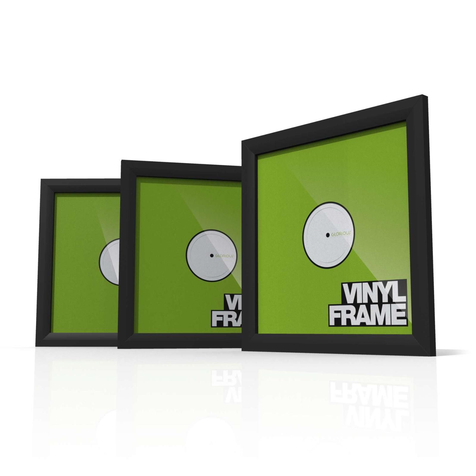 Reloop Vinyl Frame Set Black - 3-Pack Vinyl Frames - Black