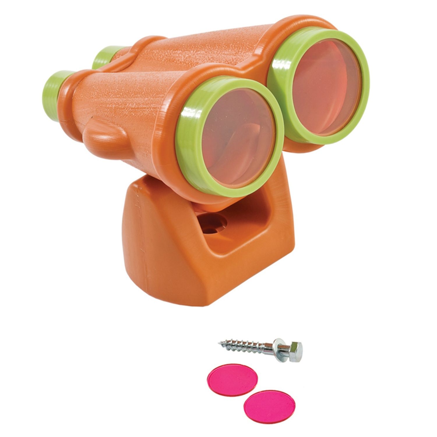 AXI House Binoculars, Orange and Lime Green