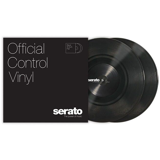 Serato 10'' Standard Color Vinyls (Pair), Black