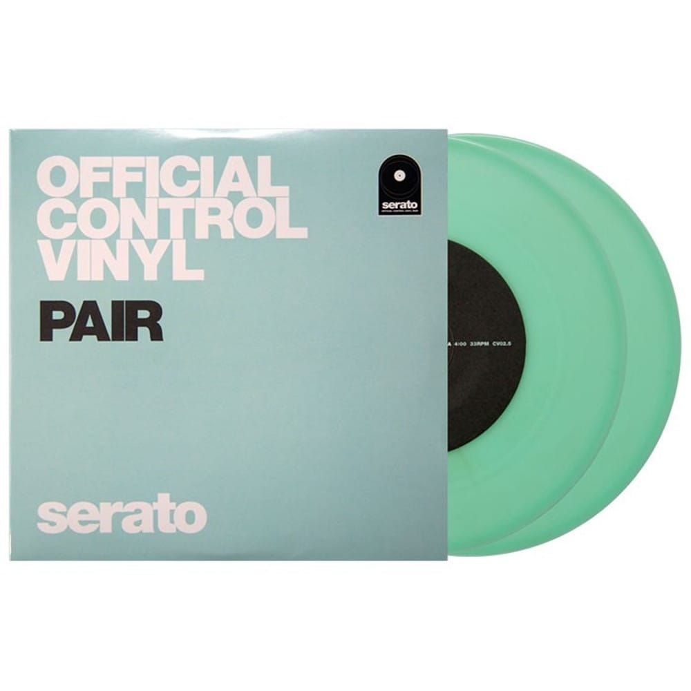 Serato Glow In The Dark 7-Inch Vinyl Timecode (2-Pack)