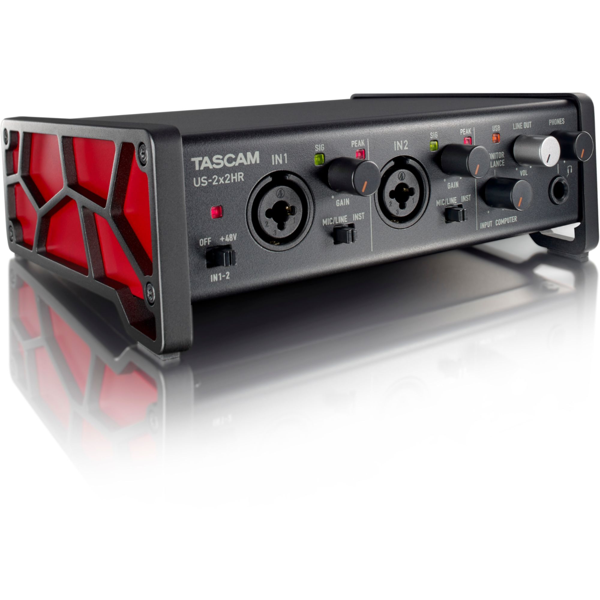 Tascam US-2x2HR High-Resolution Audio USB Interface