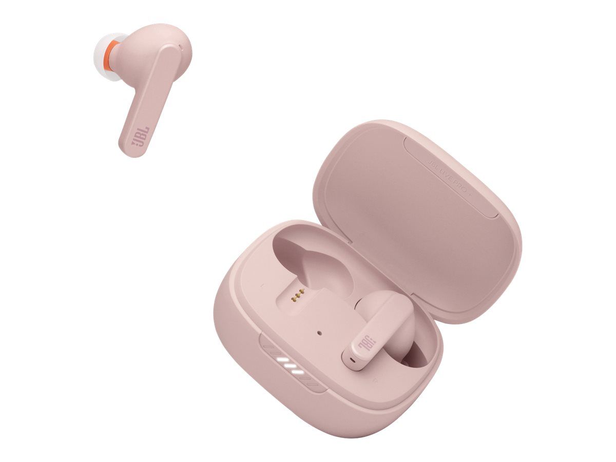 JBL LIVE Pro+ Wireless Earbuds with Microphone - Active Noise Cancellation - Pink