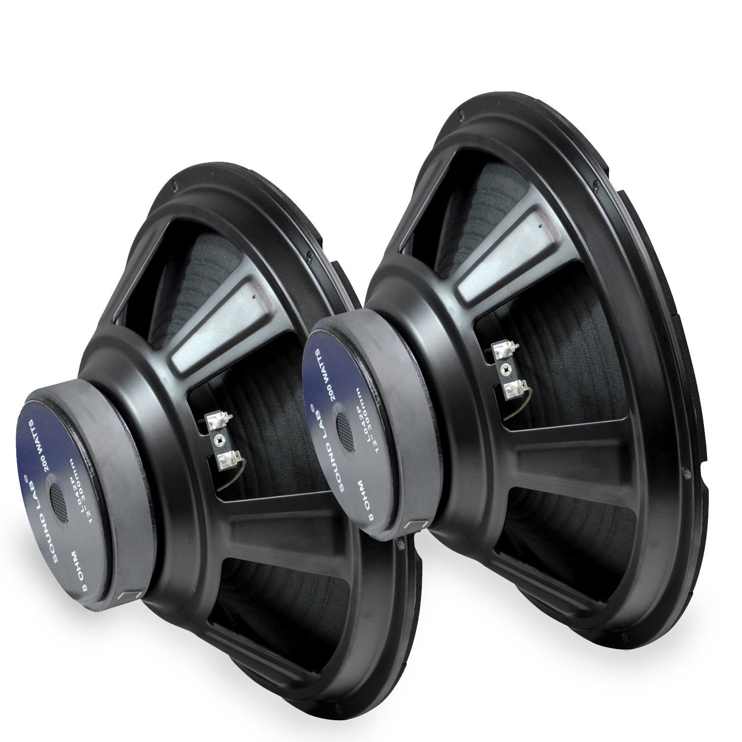 Sounlab 2x 12 Inch 200W 8 Ohm 92dB High-Performance Speakers