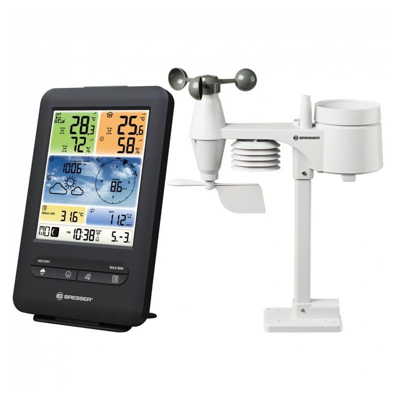 Brasser WiFi Weather Station 5-in-1 Color with Professional Sensor V