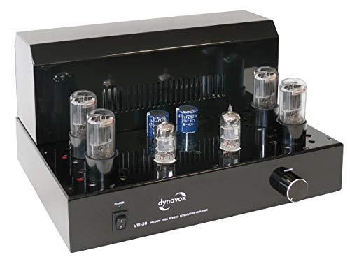 Amplificateur HiFi Dynavox VR20 intégré à tubes, Noir (Import allemand)