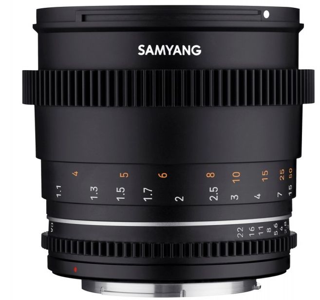 Lente Samyang 85 mm T1,5 VDLSR MK2 Canon EF
