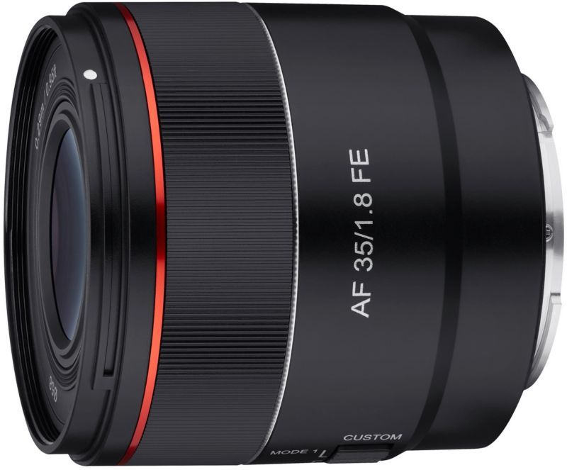 Lente Samyang AF35MM F1.8 Híbrida de Formato Completo para Sony FE
