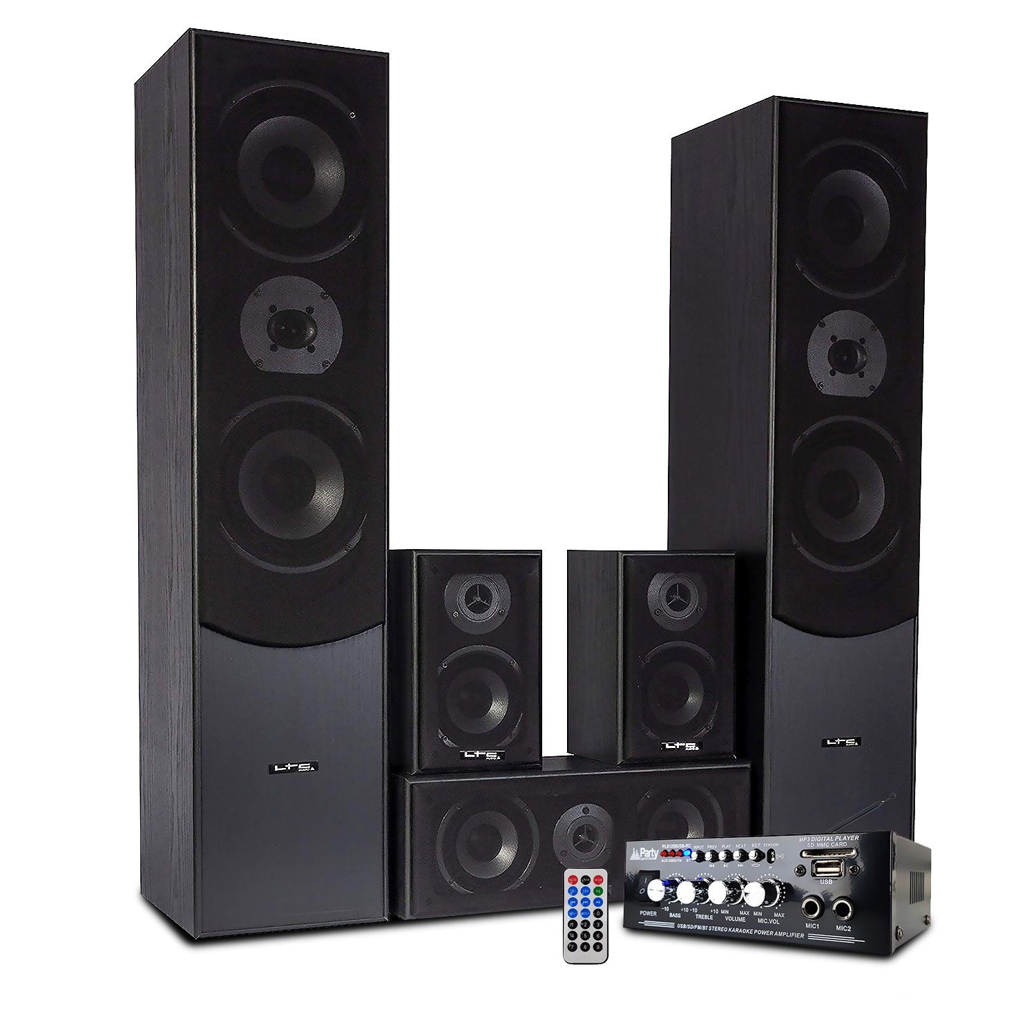 LTC Audio E1004 5.1 Home Cinema Acoustic System - Black