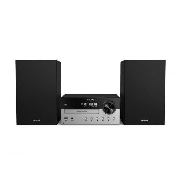 Philips TAM4205 60W Home Micro Audio System, Black/Silver