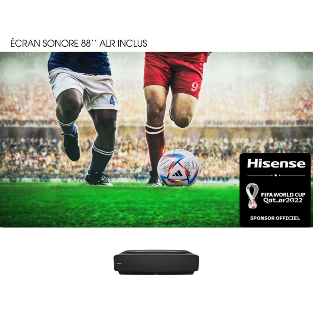 Televisor láser Hisense 88L5VG + Pantalla de sonido 88