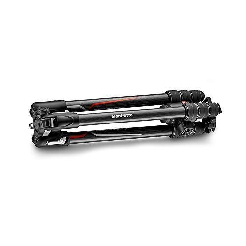 Tripode Manfrotto Viajero Befree GT Bloqueo Giratorio con Cabezal de Bola y Maleta, para Cámaras Sony Reflex o Híbridas, Fibra de Carbono