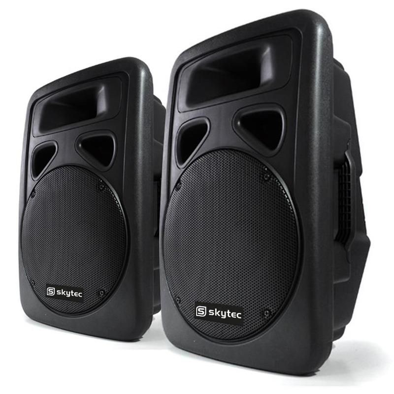 Skytec Active 30cm (12") Speakers, 2x1100W ABS