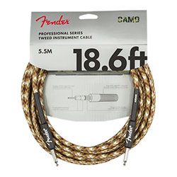 Cable de instrumento Fender Serie Profesional, 18,6' Desierto Camo
