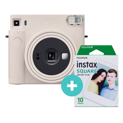 Paquete Fujifilm Instax Square SQ1 Blanco