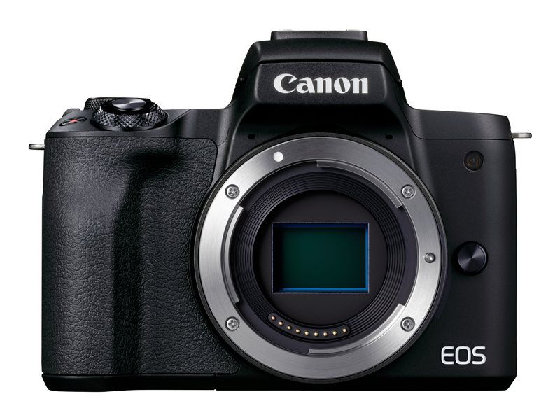 Canon EOS M50 Mark II Mirrorless Digital Camera - 24.1 MP APS-C Sensor - 4K/24fps - Wi-Fi, Bluetooth - Black