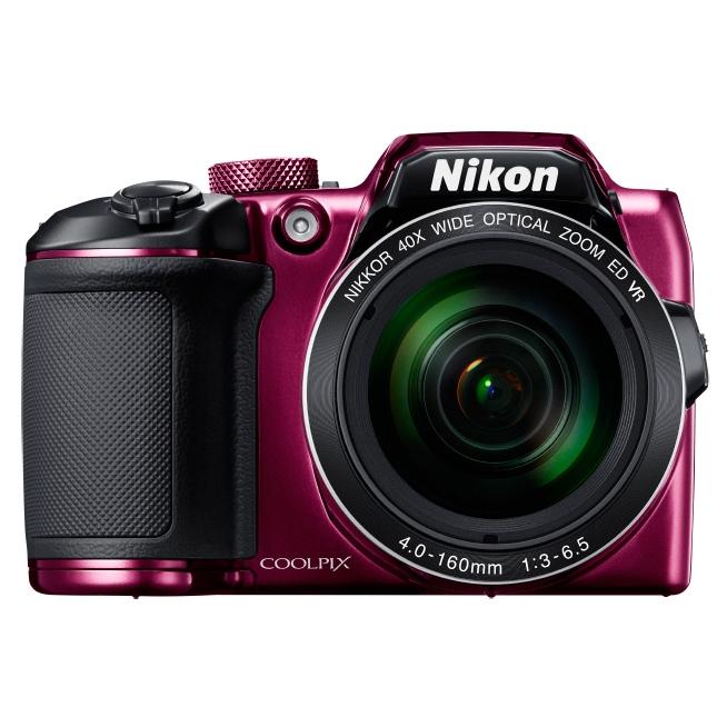 Nikon COOLPIX B500 1/2.3-inch Bridge Camera 16MP CMOS 4608x3456 Purple