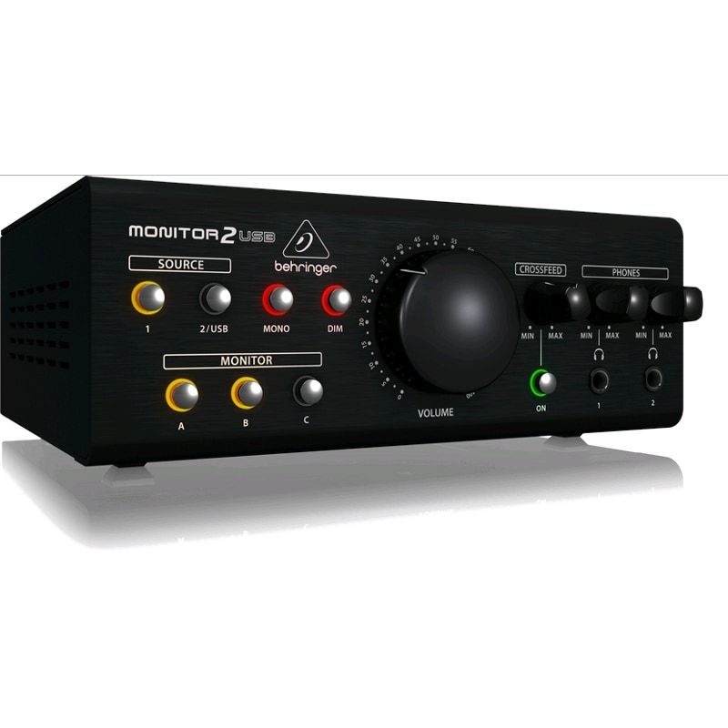 Behringer Monitor2USB Headphone and Speaker Monitoring Controller
