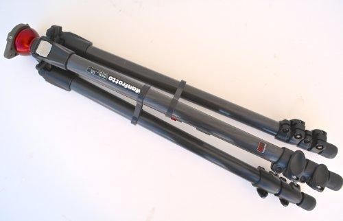 Manfrotto 755CX3 Carbon Tripod with Flat Base Video Head