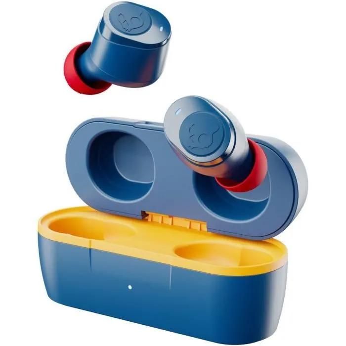 Skullcandy Jib Tru Wireless Earbuds - Bluetooth Wireless Headphones - Blue