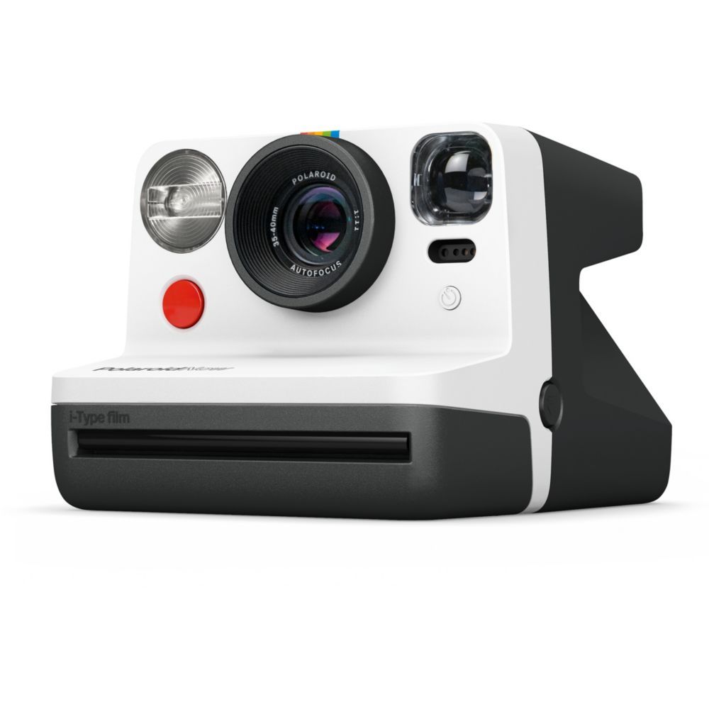 Polaroid NOW Instant Camera - Black and White, 3x4 inches