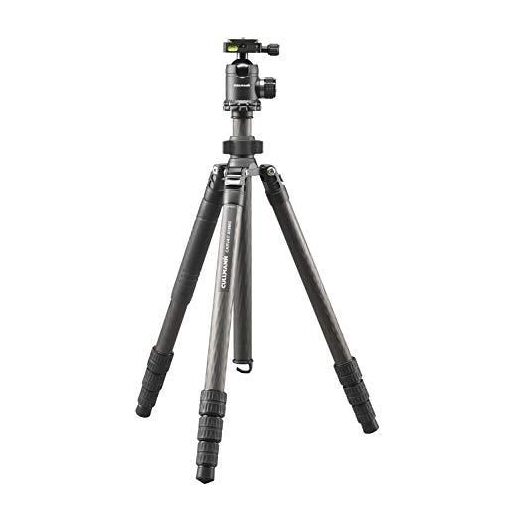 Tripode de Carbono Cullmann Carvao 828MC (Altura máx. 164 cm, Se extiende 5 cm, Tamaño de embalaje 49 cm, Capacidad de carga 15 kg, Peso 1730 g) Negro