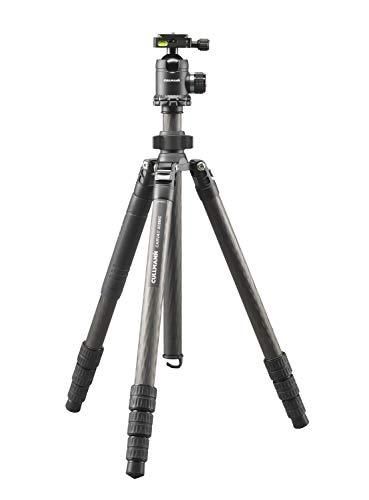 Cullmann Carbon Tripod Carvao 828MC (Max. Height 164cm, Extends 5cm, Packaging Size 49cm, Load Capacity 15kg, Weight 1730g) Black