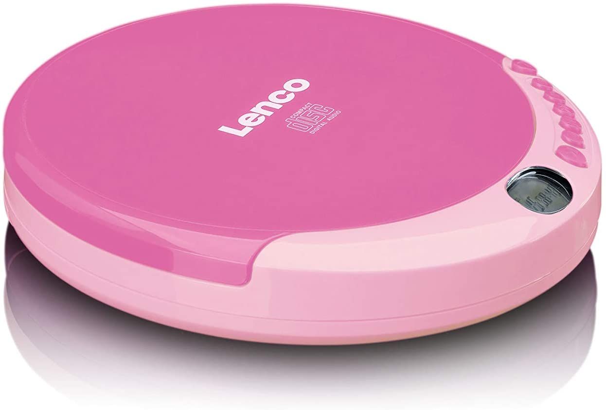 Lenco Portable CD Player, Rose