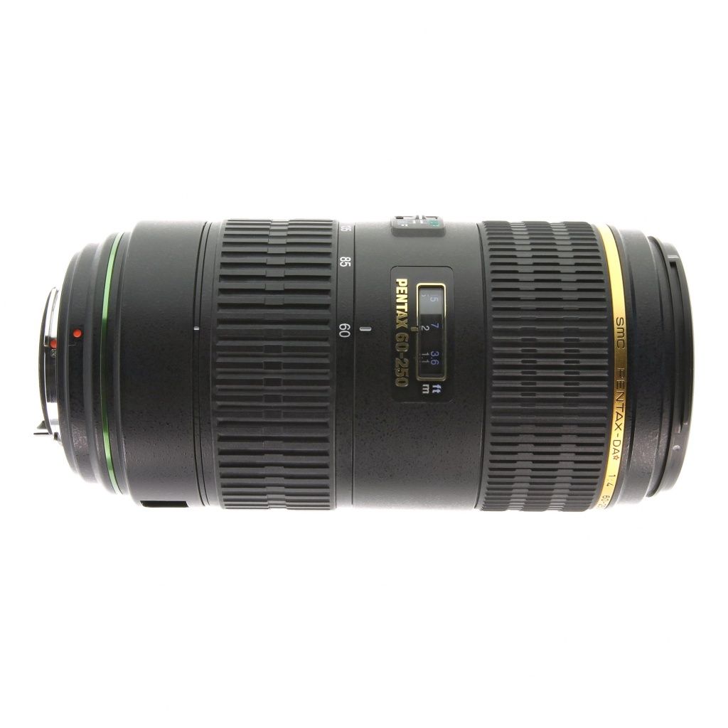 Pentax 60-250mm f/4.0 SMC DA ED IF SDM Lens, Black