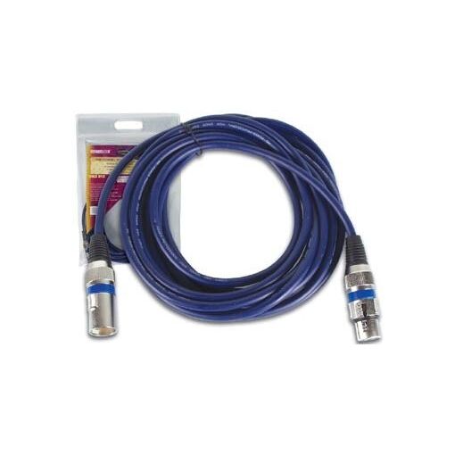 Velleman VDL5DMX - Cable DMX profesional de 5 metros Cordón flexible macho-hembra para el control de luces