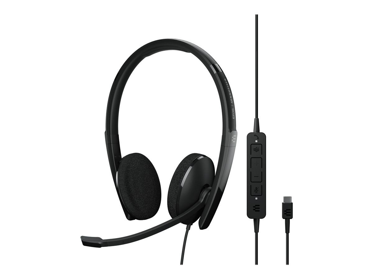 EPOS Adapt 160T USB-C II - ADAPT 100 Series - Over-Ear Headset - Wired - USB-C - Black