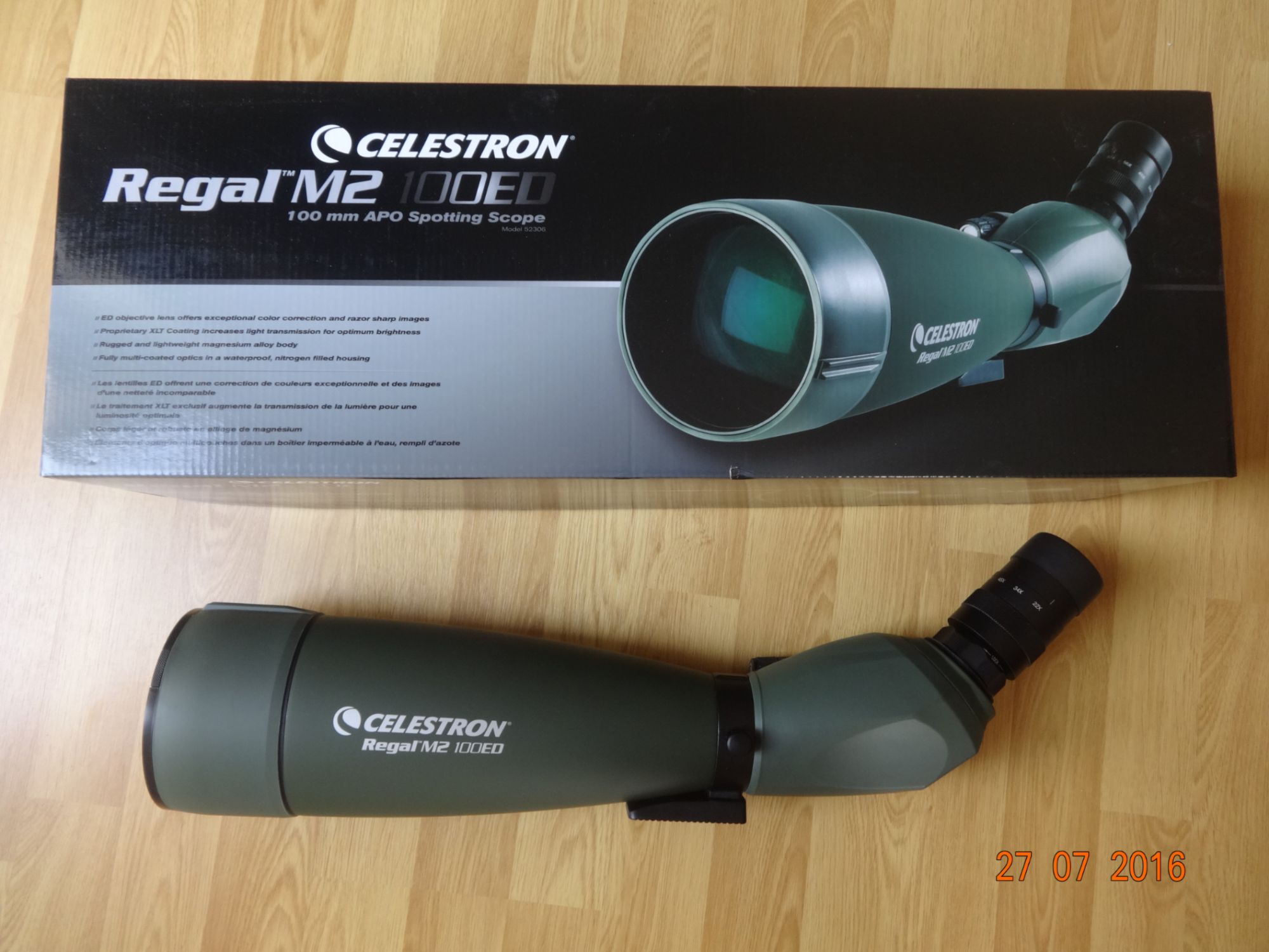Celestron Regal M2 100ED Green Spotting Scope