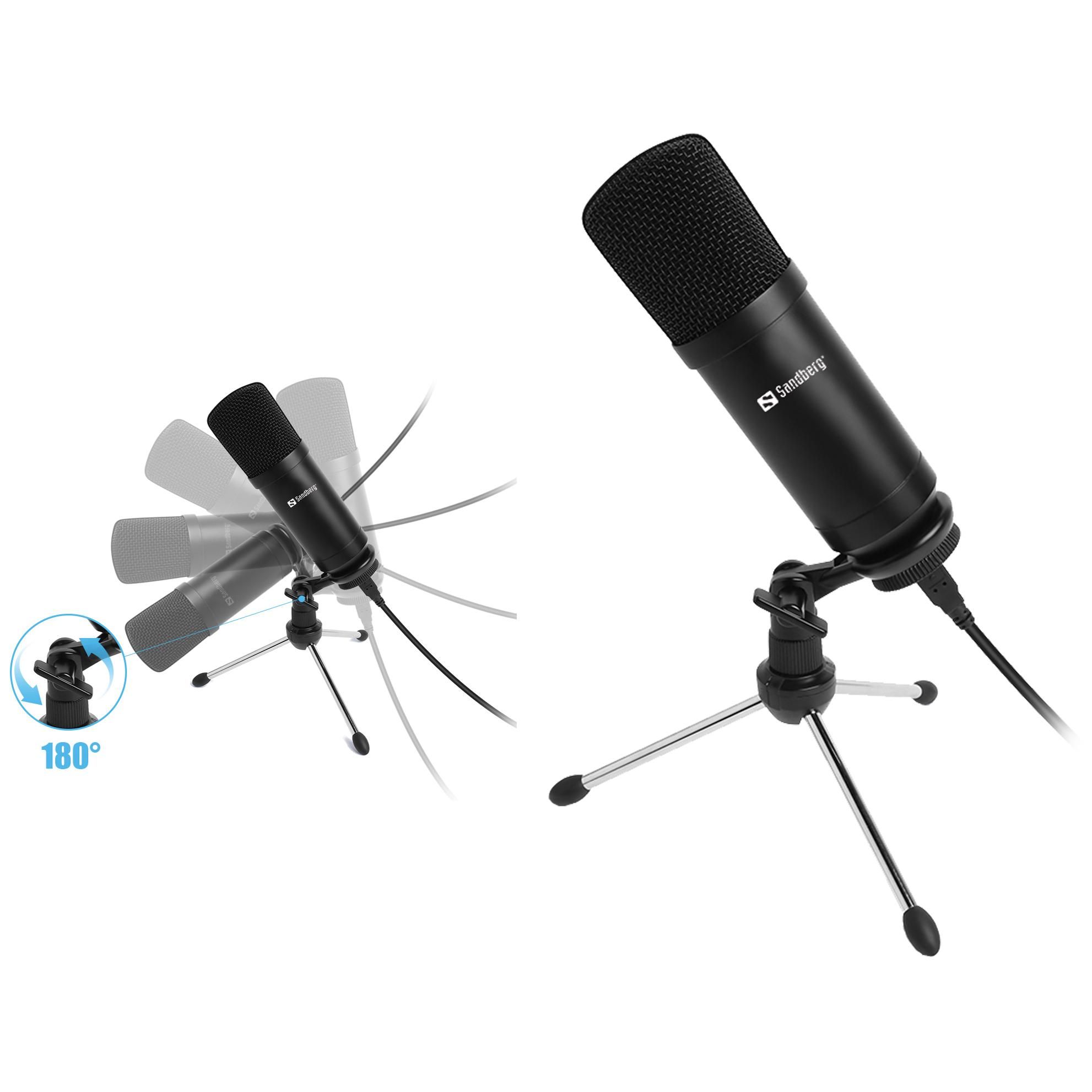 Sandberg Streamer USB Desk Microphone