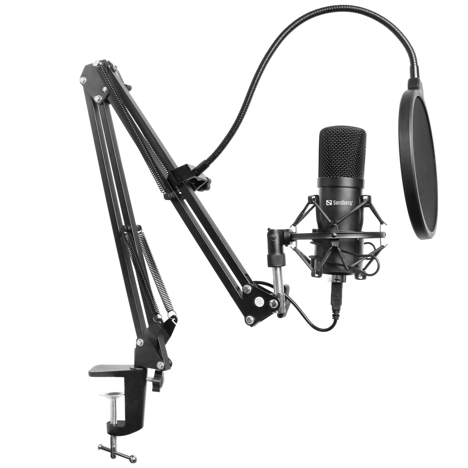Sandberg Streamer USB Microphone Kit