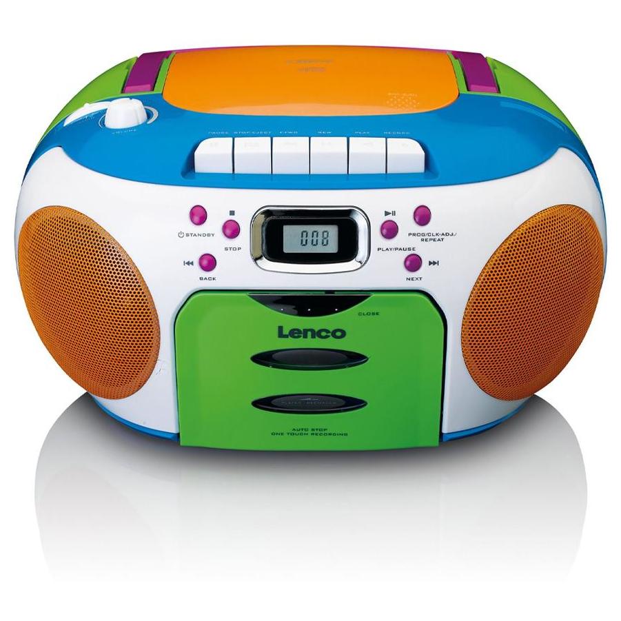 Lenco SCD-971 Portable CD Player, Multi-Color