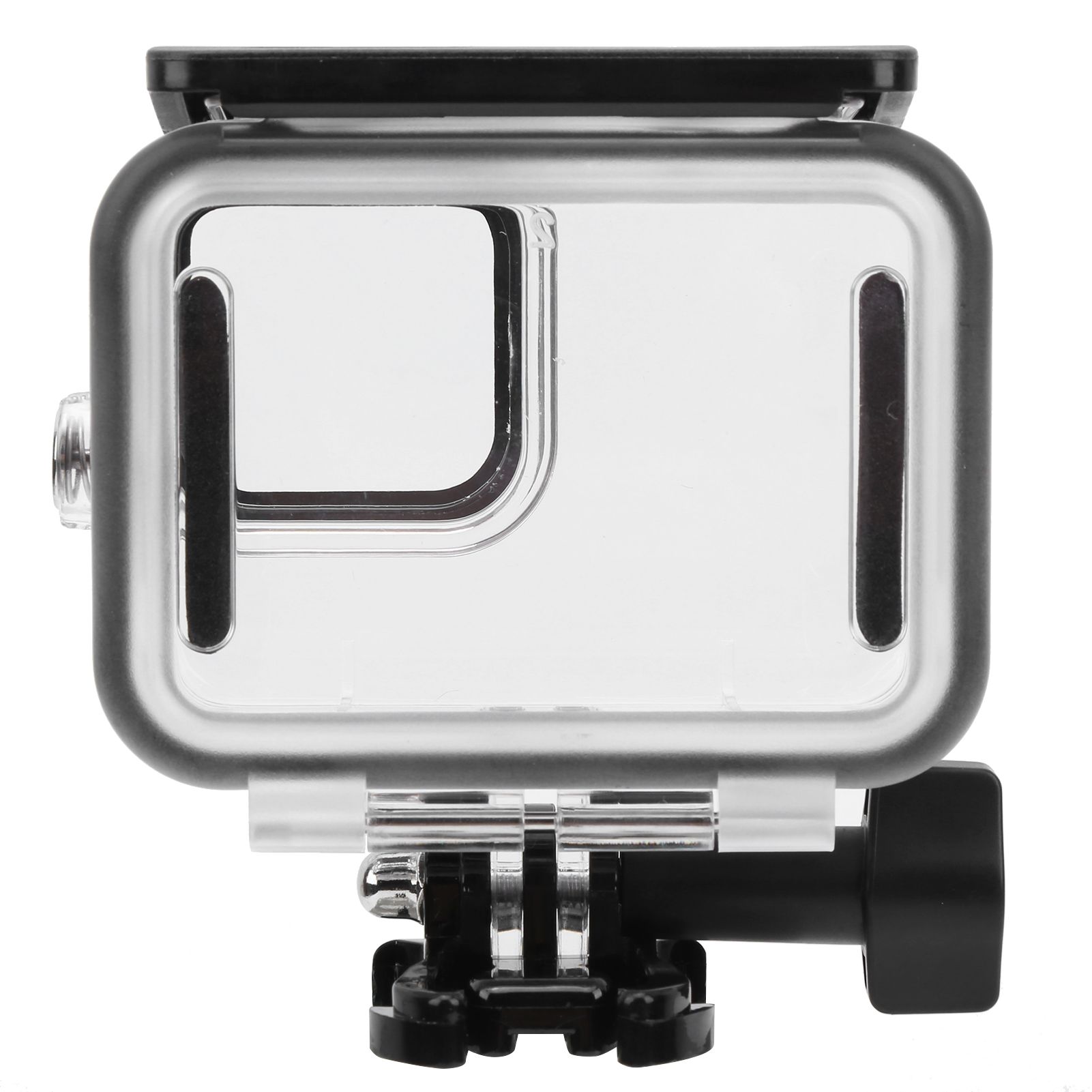 Yagri GOPRO HERO9 Waterproof Case with Tempered Glass - Black, 45m Depth, 166g