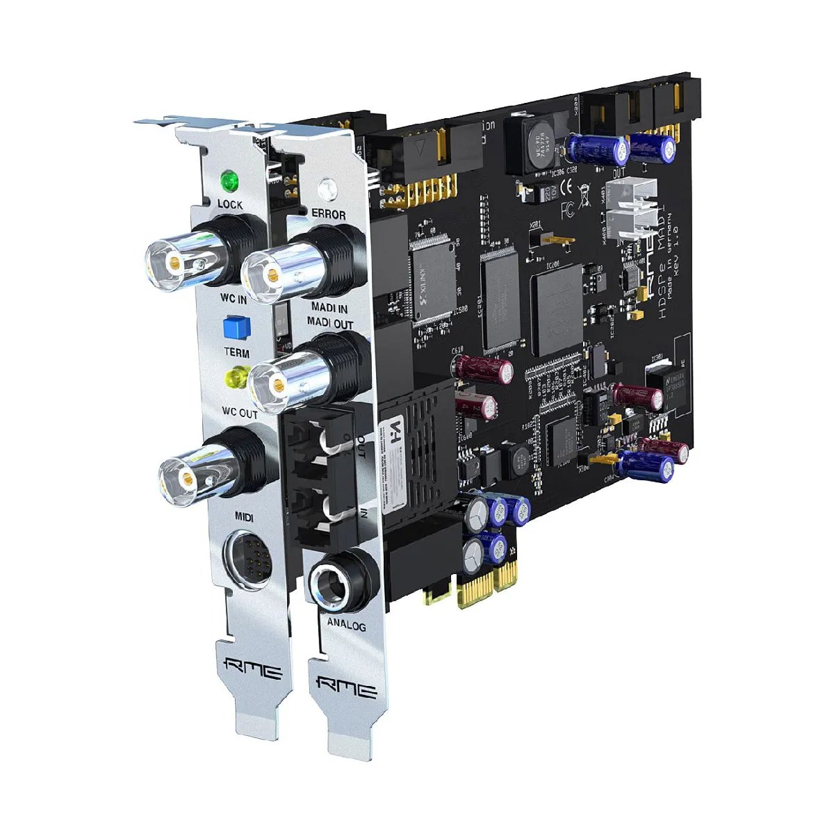 RME HDSPe MADI - PCI Express MADI Expansion Card - Sample Rates > 96 kHz - TotalMix with Phase and Internal Loops - Low Latency