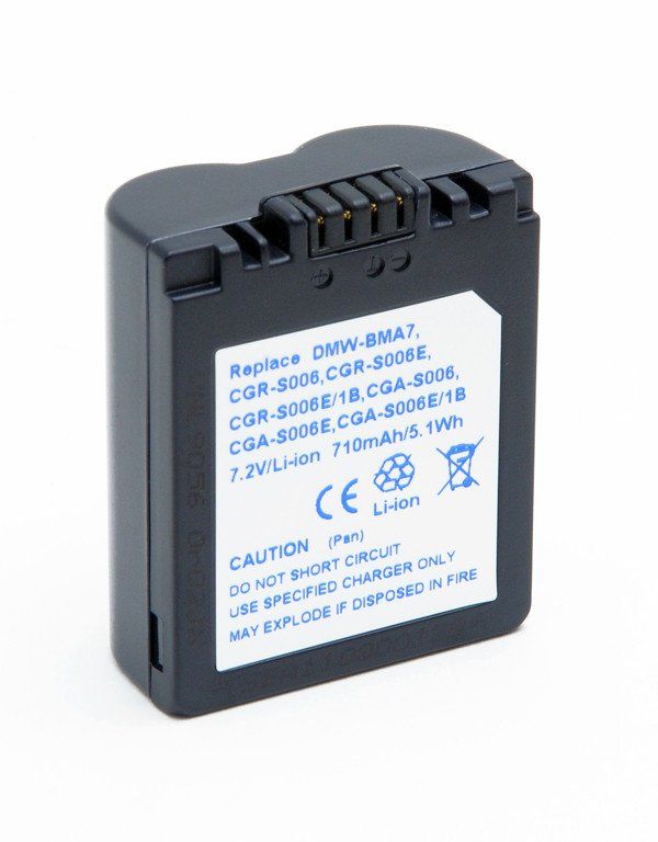 NX 7.2V 710mAh Photo Battery (CGA-S006, CGAS006, DMW-B)