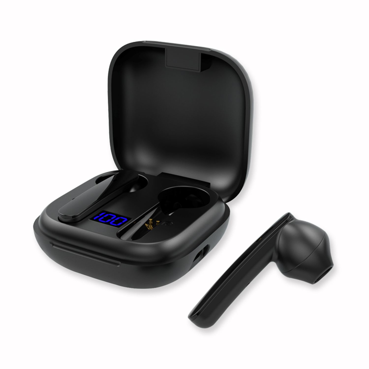 Drop Sound Bluetooth Earbuds 5.0 - Waterproof, Touch Control, Microphone, Powerful Sound, 12-hour Battery Life, Magnetic Charging Box and Rechargeable