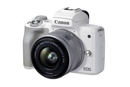 Canon EOS M50 Mark II White Lens Kit