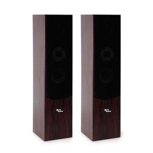 Haut-parleurs colonnes Evidence Acoustics EA700-WAL - 2x500W PMPO - Réflexe basse 3 voies - Noyer - Câble 5M