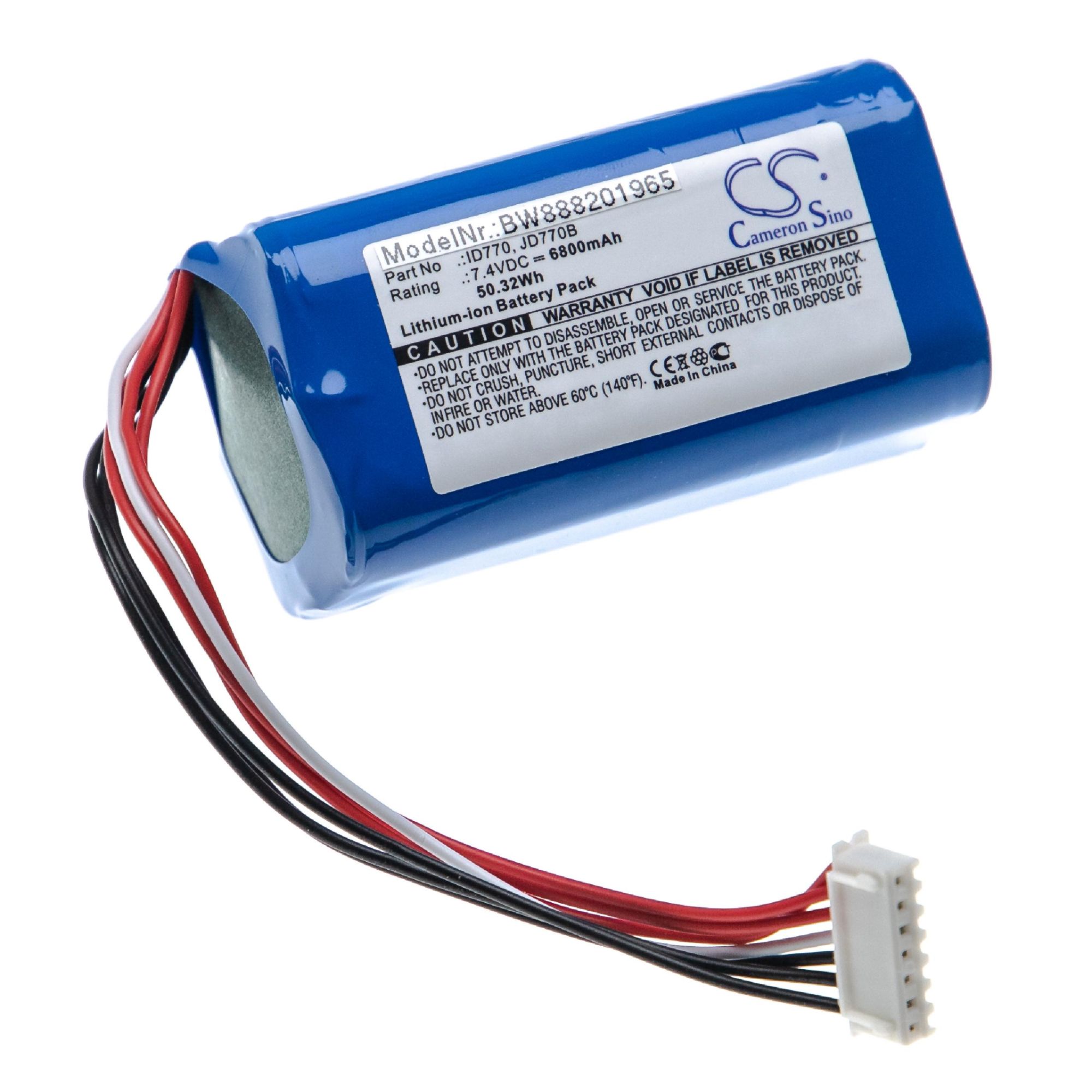 Batería compatible con altavoces Sony SRS-XB40 y SRS-XB41 de vhbw (6800 mAh, 7.4V, Li-ion)