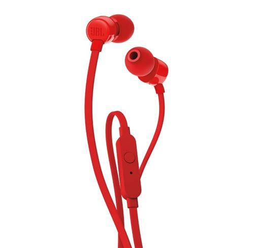 JBL Tune 160 - Auriculares con cable intraauriculares - Rojo