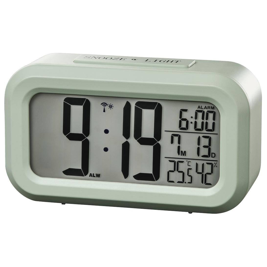 Hama Digital Alarm Clock, Mint Green