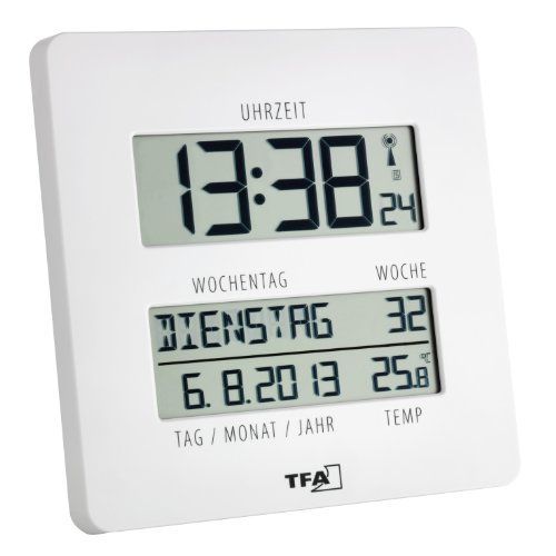 Reloj de Pared TFA Dostmann Sin Hilos Time Line